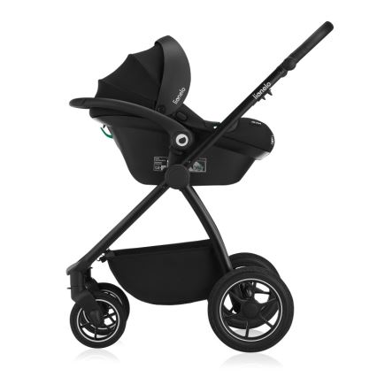 Lionelo - MERIL 3-in-1 yhdistelmävaunut Black Onyx