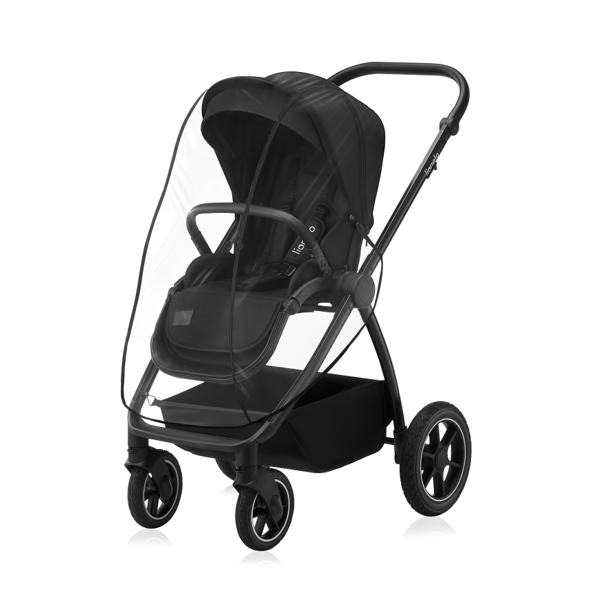 Lionelo - MERIL 3-in-1 yhdistelmävaunut Black Onyx
