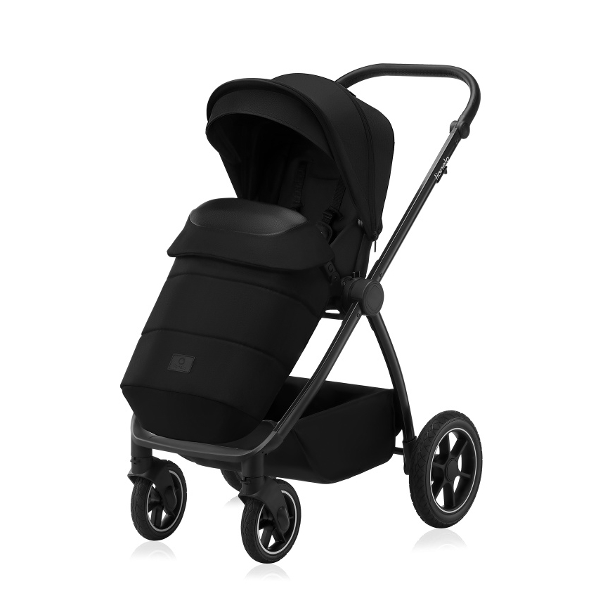 Lionelo - MERIL 3-in-1 yhdistelmävaunut Black Onyx