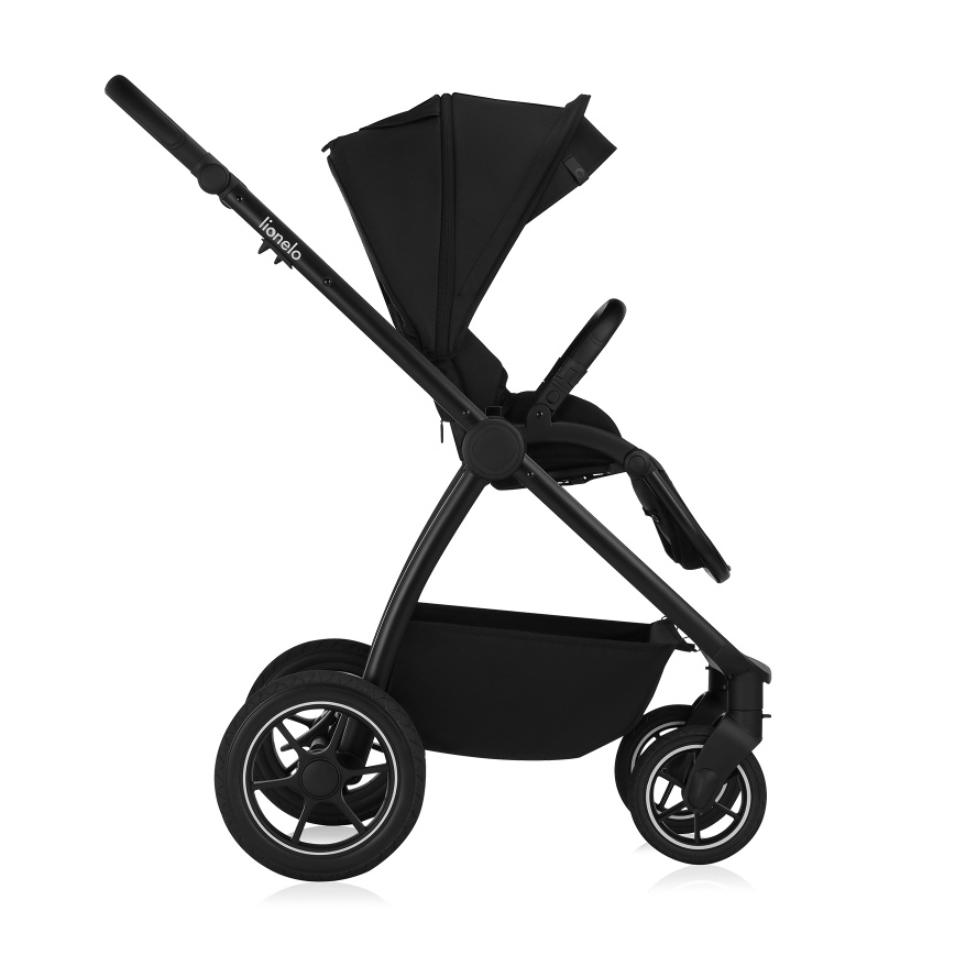 Lionelo - MERIL 3-in-1 yhdistelmävaunut Black Onyx