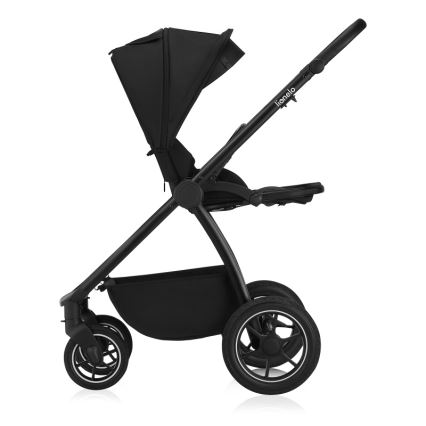 Lionelo - MERIL 3-in-1 yhdistelmävaunut Black Onyx