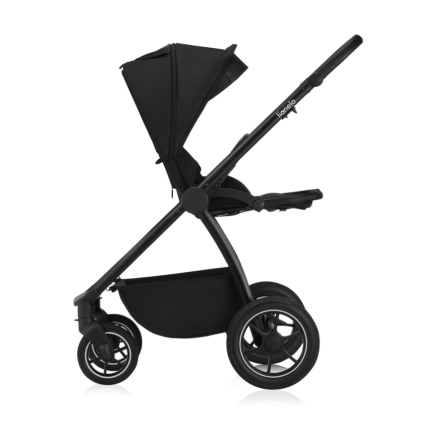 Lionelo - MERIL 3-in-1 yhdistelmävaunut Black Onyx
