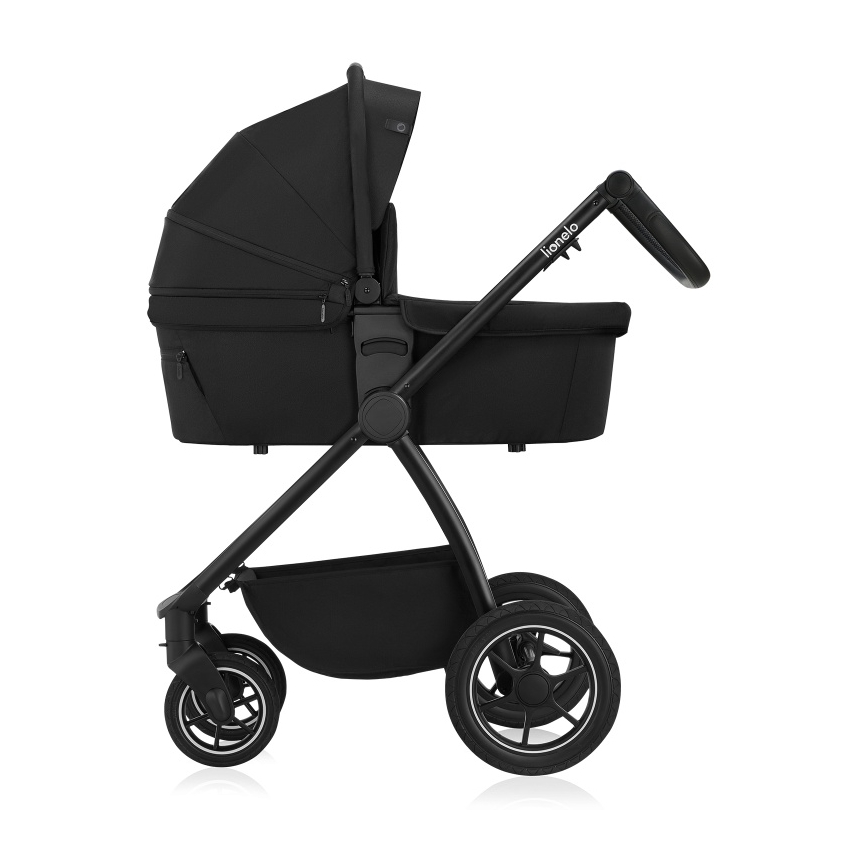 Lionelo - MERIL 3-in-1 yhdistelmävaunut Black Onyx