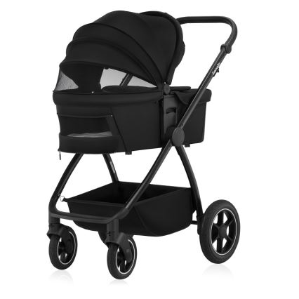 Lionelo - MERIL 3-in-1 yhdistelmävaunut Black Onyx