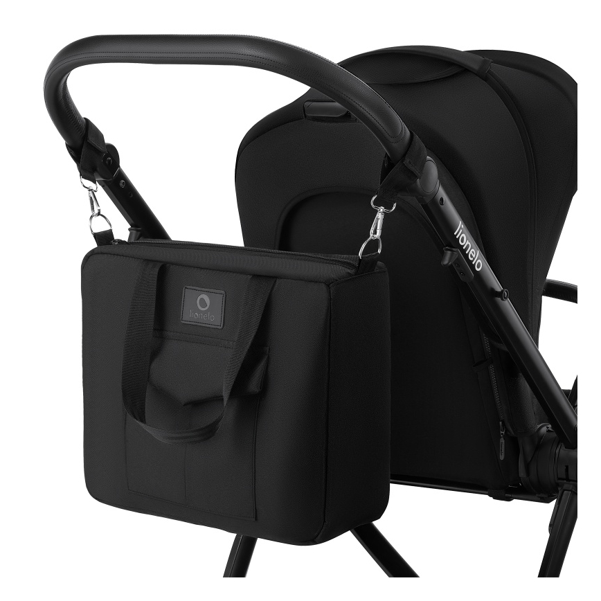 Lionelo - MERIL 3-in-1 yhdistelmävaunut Black Onyx
