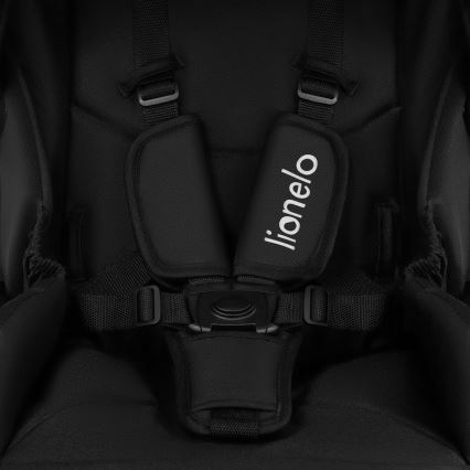 Lionelo - MERIL 3-in-1 yhdistelmävaunut Black Onyx