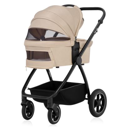 Lionelo - MERIL 3-in-1 yhdistelmävaunut, hiekansävyinen beige