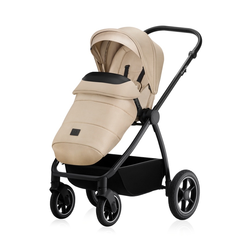 Lionelo - MERIL yhdistelmävaunut 2-in-1, beige hiekka