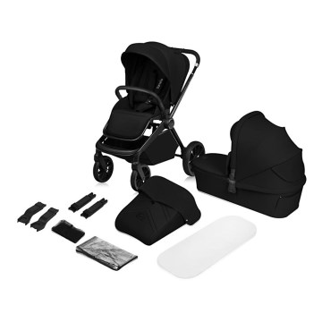 Lionelo - MIKA PLUS 2-in-1 yhdistelmävaunut Black Onyx