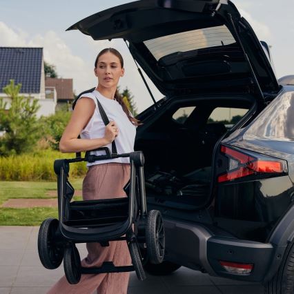 Lionelo - MIKA PLUS 2-in-1 yhdistelmävaunut Black Onyx