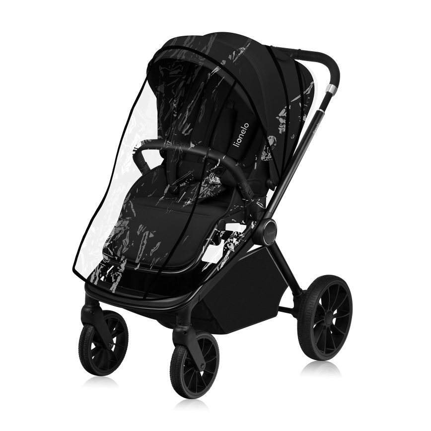 Lionelo - MIKA PLUS 2-in-1 yhdistelmävaunut Black Onyx