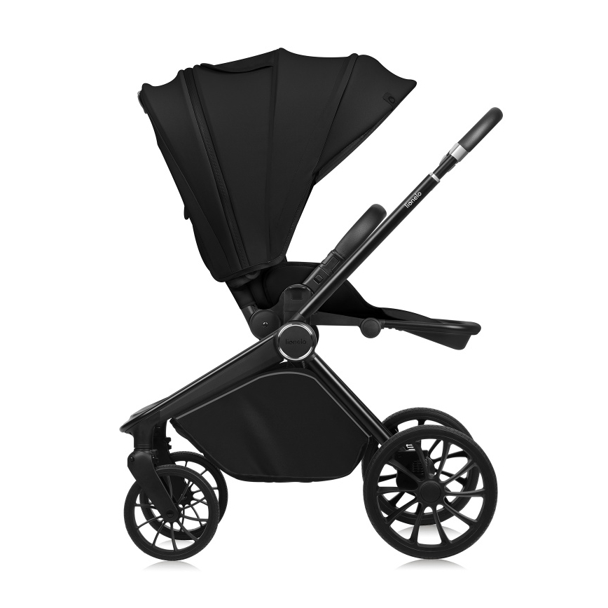 Lionelo - MIKA PLUS 2-in-1 yhdistelmävaunut Black Onyx