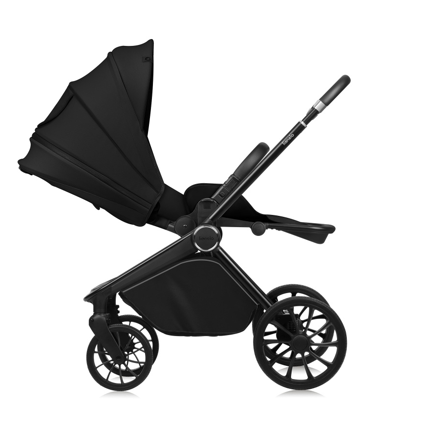 Lionelo - MIKA PLUS 2-in-1 yhdistelmävaunut Black Onyx