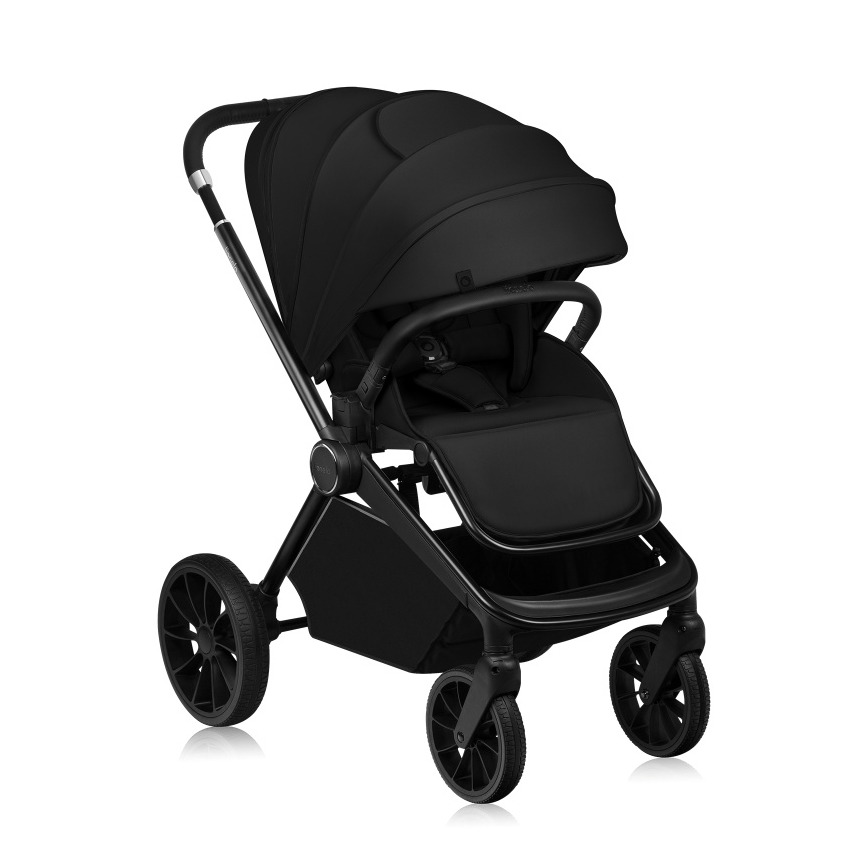 Lionelo - MIKA PLUS 2-in-1 yhdistelmävaunut Black Onyx
