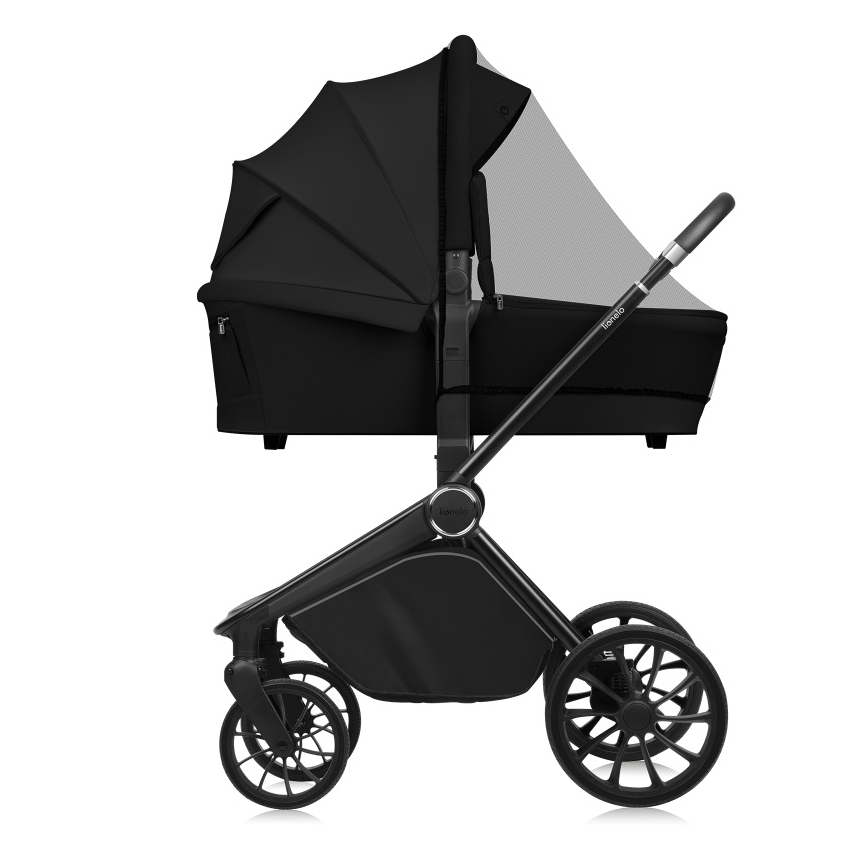 Lionelo - MIKA PLUS 2-in-1 yhdistelmävaunut Black Onyx