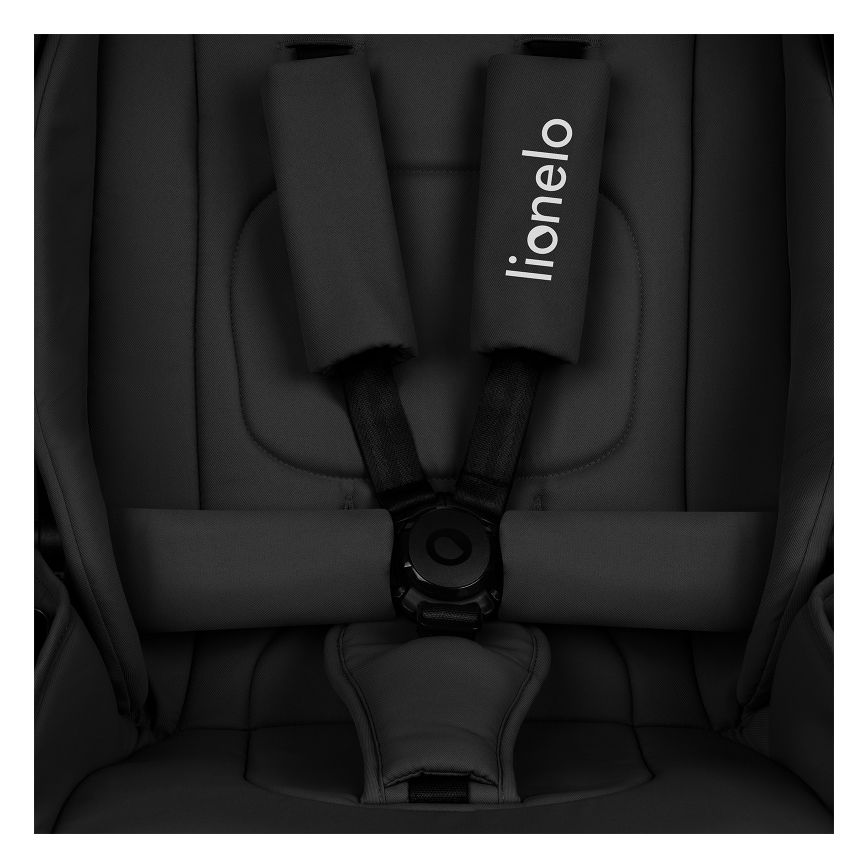 Lionelo - MIKA PLUS 2-in-1 yhdistelmävaunut Black Onyx