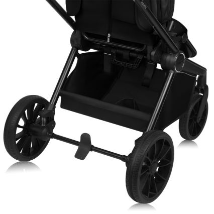 Lionelo - MIKA PLUS 2-in-1 yhdistelmävaunut Black Onyx