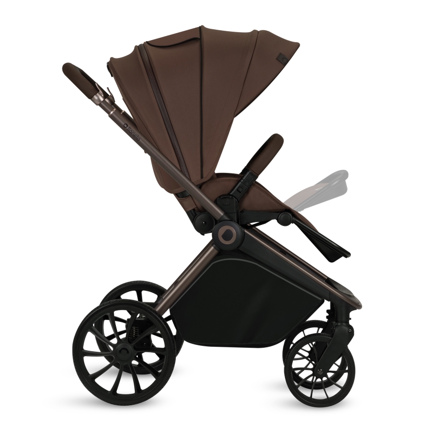 Lionelo - MIKA PLUS 3-in-1 yhdistelmävaunut Mocha Mousse
