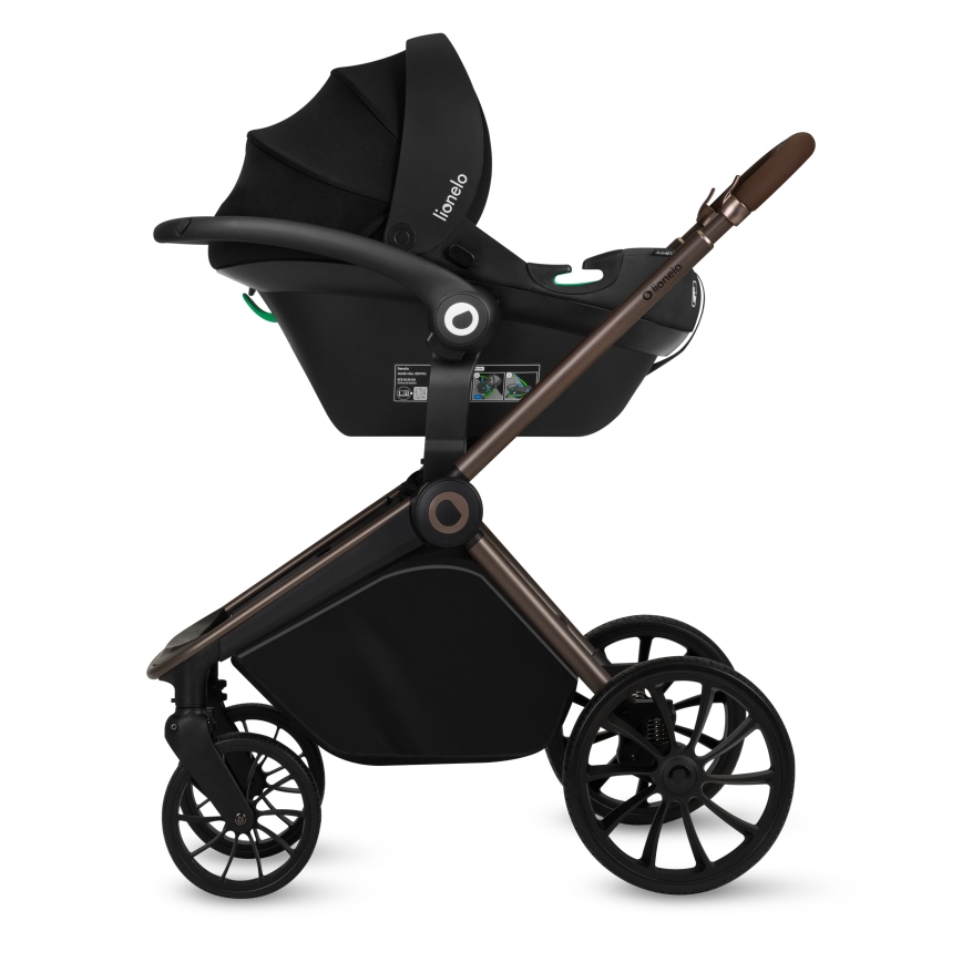 Lionelo - MIKA PLUS 3-in-1 yhdistelmävaunut Mocha Mousse