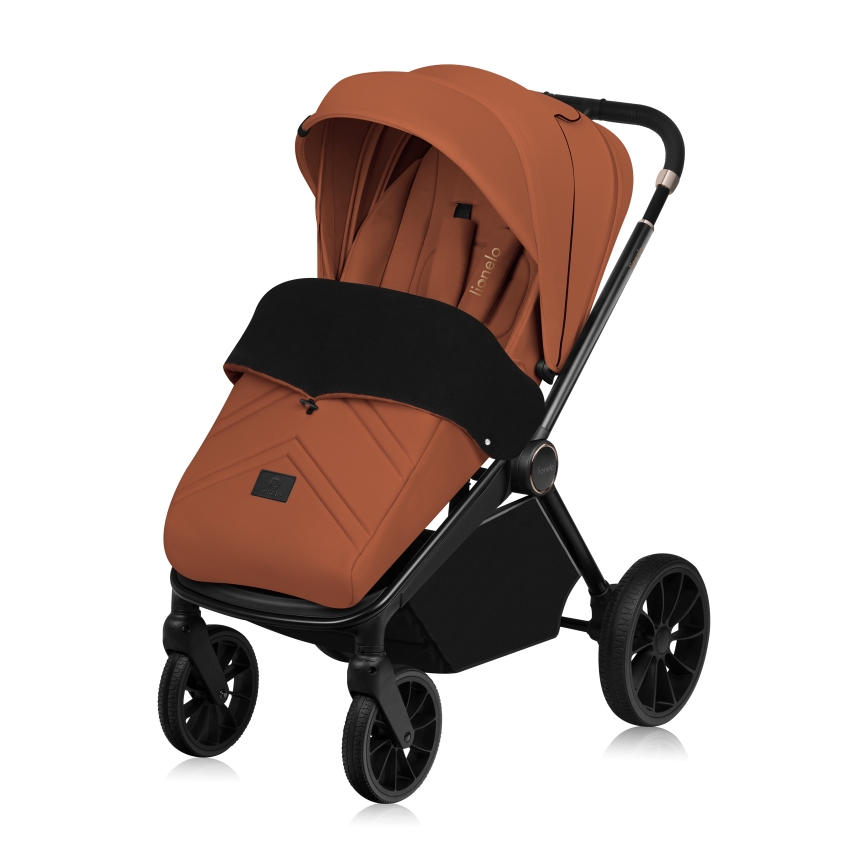 Lionelo - MIKA PLUS 3-in-1 yhdistelmävaunut, ruosteenruskea