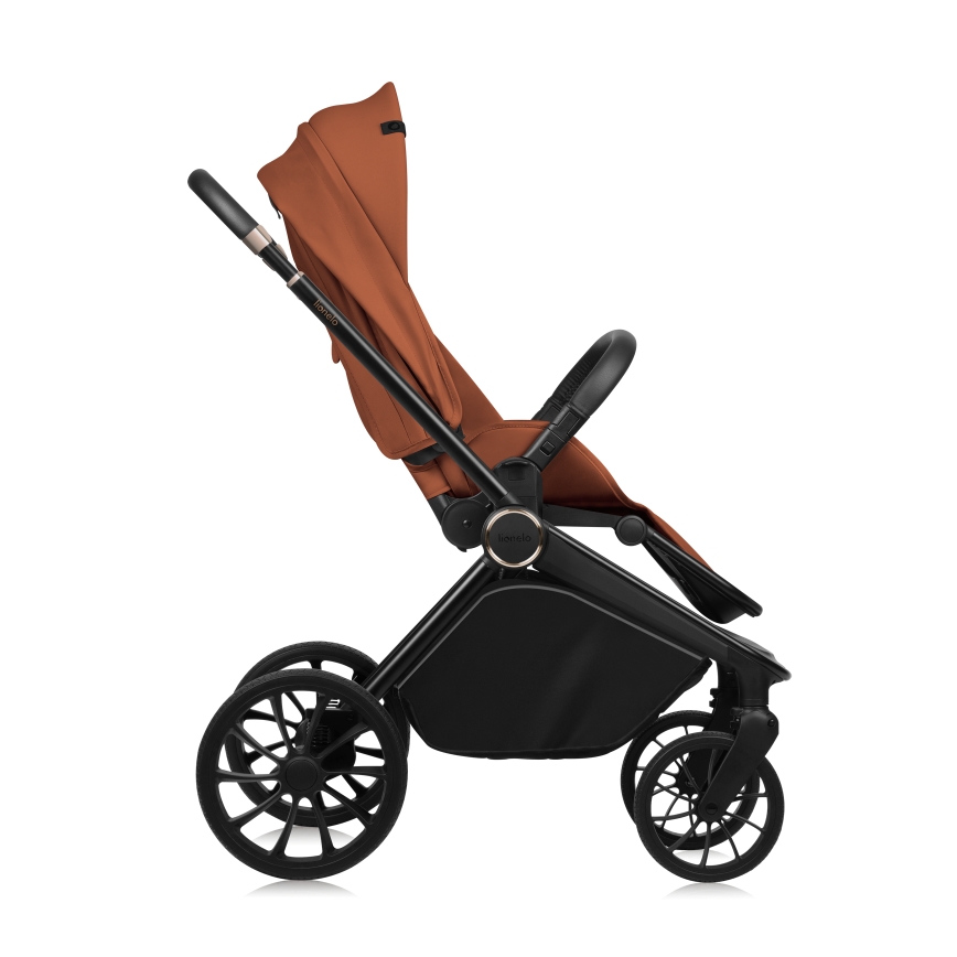 Lionelo - MIKA PLUS 3-in-1 yhdistelmävaunut, ruosteenruskea