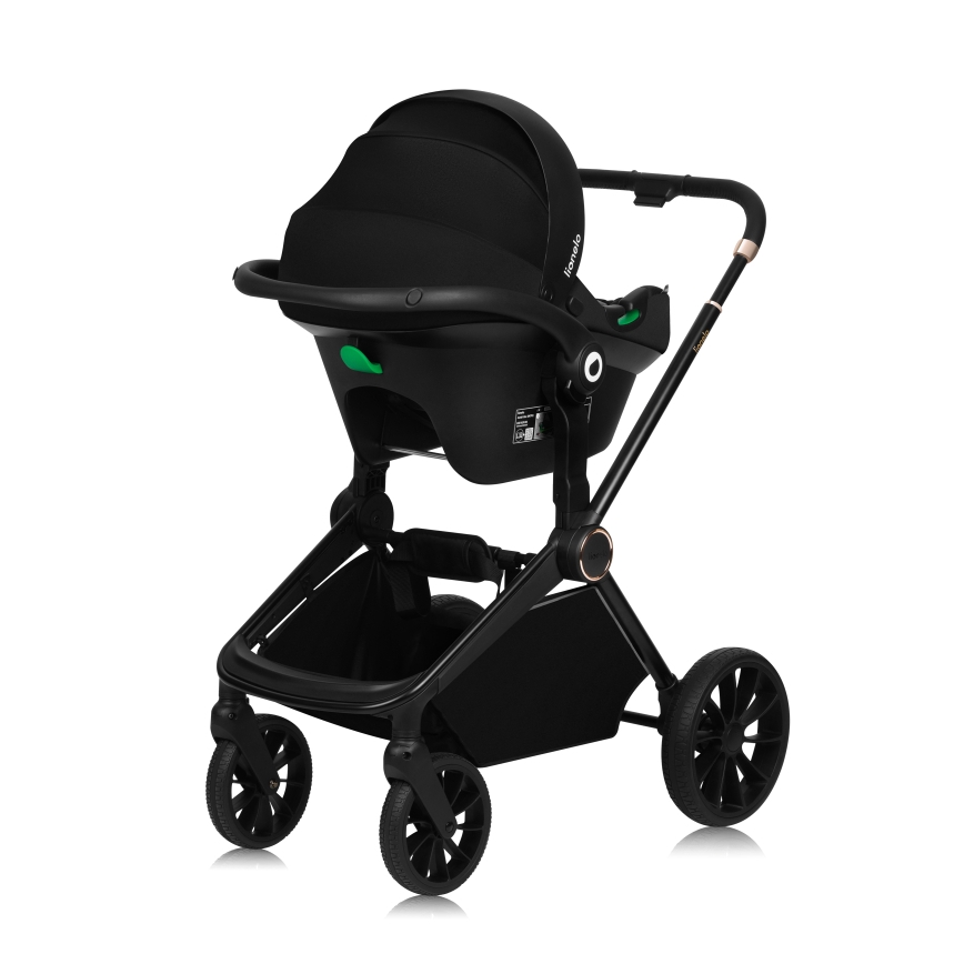 Lionelo - MIKA PLUS 3-in-1 yhdistelmävaunut, ruosteenruskea