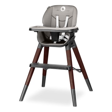 Lionelo - MONA 2-in-1 lasten ruokatuoli Black Onyx