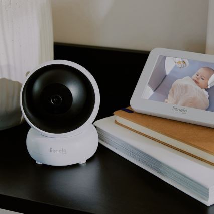 Lionelo - Näytöllinen vauvamonitori BABYLINE 8.3 5V 3600 mAh
