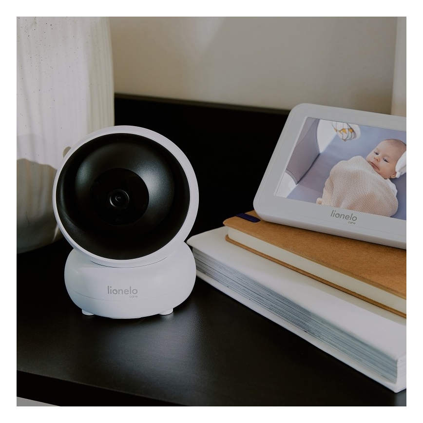 Lionelo - Näytöllinen vauvamonitori BABYLINE 8.3 5V 3600 mAh