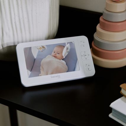 Lionelo - Näytöllinen vauvamonitori BABYLINE 8.3 5V 3600 mAh