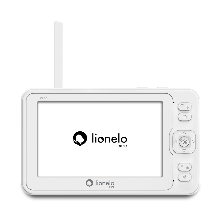 Lionelo - Näytöllinen vauvamonitori BABYLINE 8.3 5V 3600 mAh