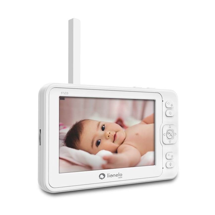 Lionelo - Näytöllinen vauvamonitori BABYLINE 8.3 5V 3600 mAh