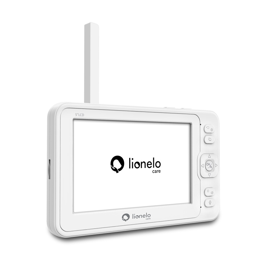 Lionelo - Näytöllinen vauvamonitori BABYLINE 8.3 5V 3600 mAh