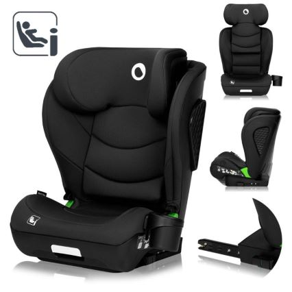Lionelo NEAL i-Size turvaistuin 100–150 cm Black Carbon