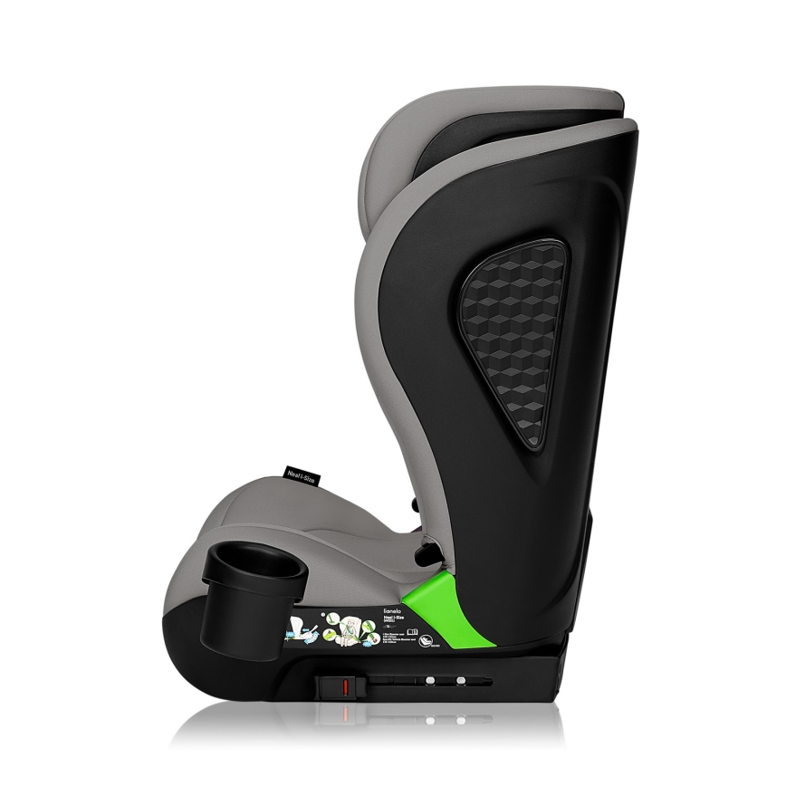 Lionelo - NEAL i-Size turvaistuin 100-150 cm, harmaa betoni