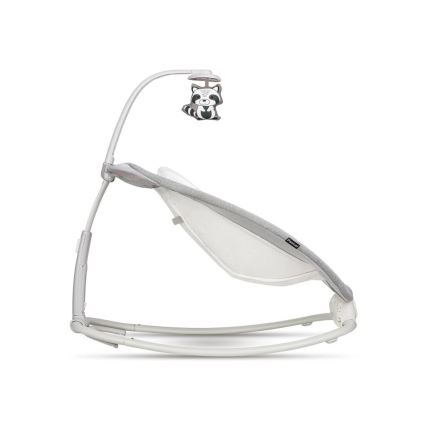 Lionelo - PASCAL lasten värisevä keinu, melodialla, 2xAA, harmaa