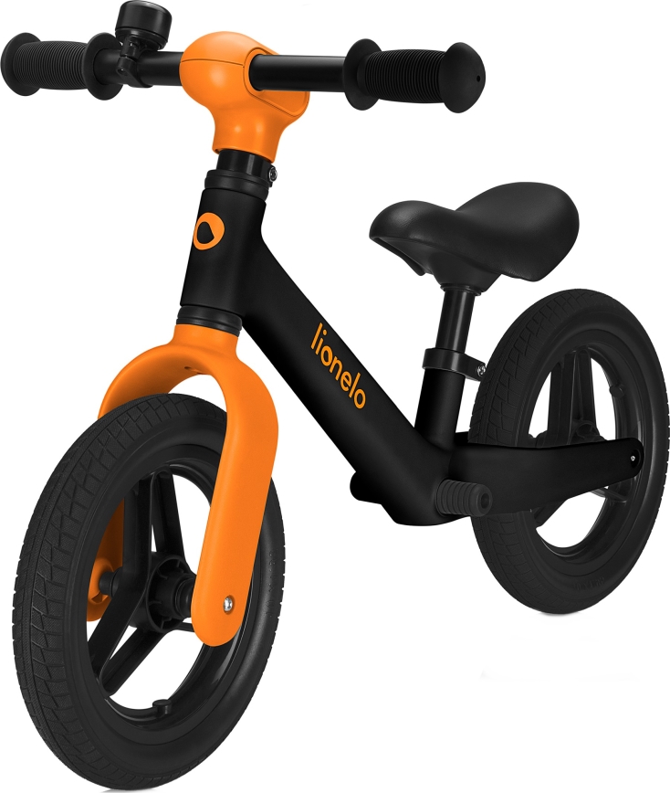 Lionelo - potkupyörä TONI, musta/oranssi