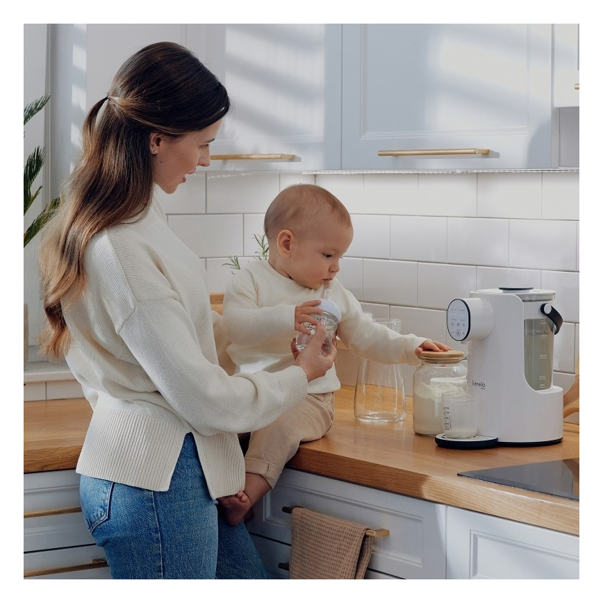 Lionelo - Pullonlämmitin BABYPRESTO 1000W/230V valkoinen