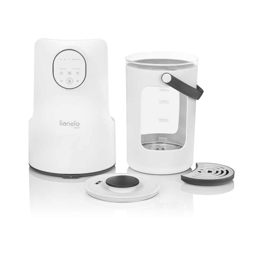 Lionelo - Pullonlämmitin BABYPRESTO 1000W/230V valkoinen