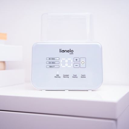 Lionelo - Pullonlämmitin THERMUP DOUBLE 250W/230V valkoinen