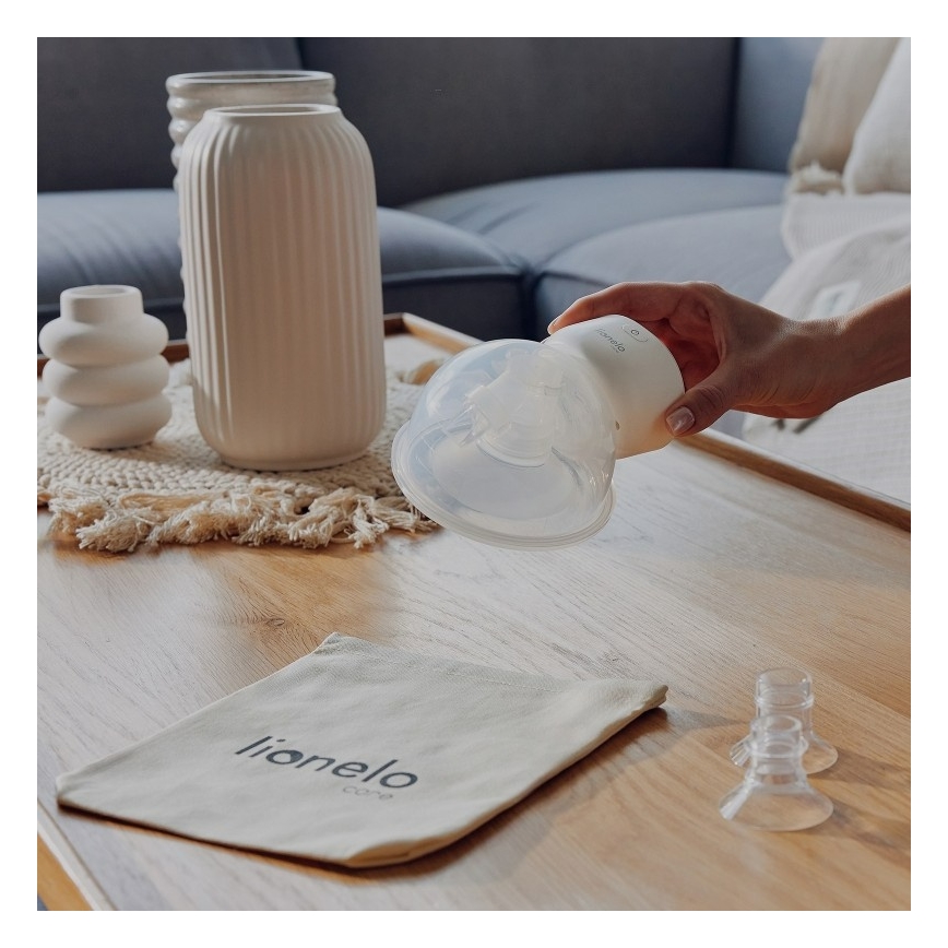 Lionelo - Sähköinen ladattava rintapumppu FIDI FREE SIMPLE 5V 1000 mAh 180 ml