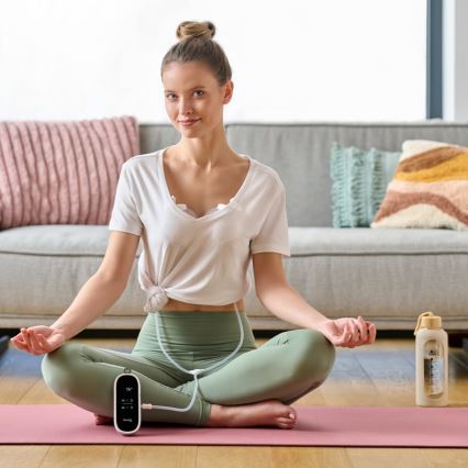 Lionelo - Sähköinen ladattava kaksoisrintapumppu TWEE FREE 5V 1500 mAh 150 ml