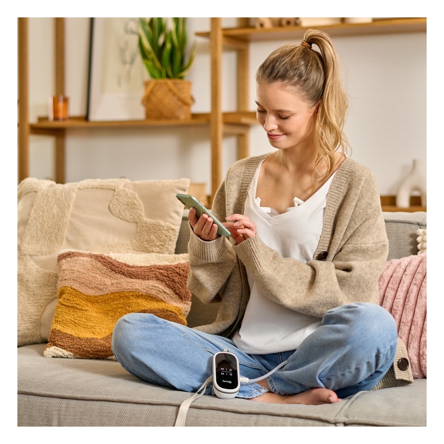 Lionelo - Sähköinen ladattava kaksoisrintapumppu TWEE FREE 5V 1500 mAh 150 ml