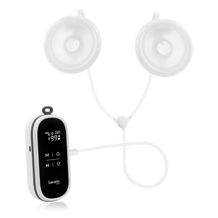 Lionelo - Sähköinen ladattava kaksoisrintapumppu TWEE FREE 5V 1500 mAh 150 ml