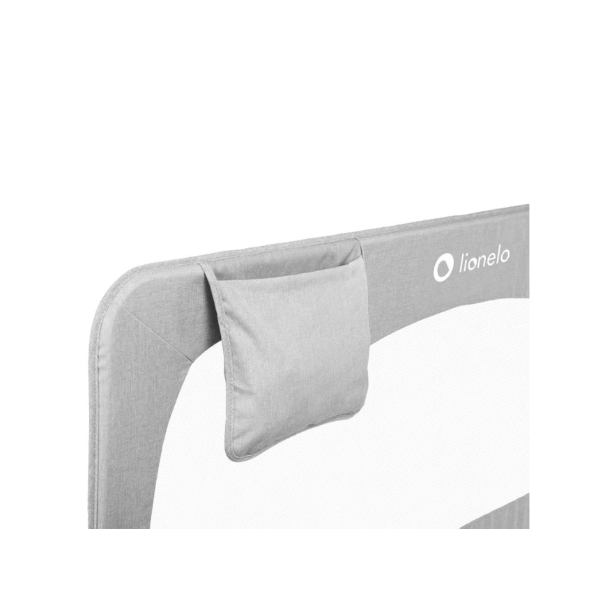 Lionelo - Sängyn turvakaide HANNA harmaa melange