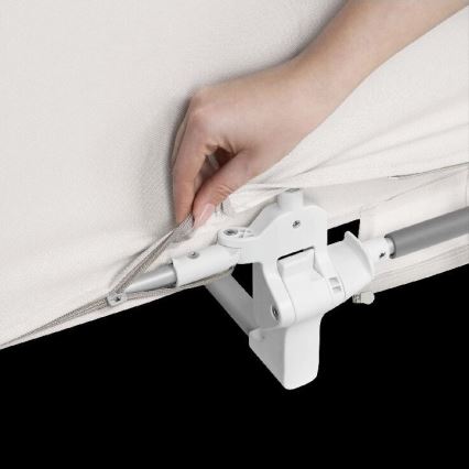 Lionelo - Sängyn turvakaide LORA harmaa