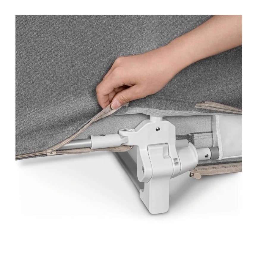 Lionelo - Sängyn turvakaide LORA XL, tummanharmaa