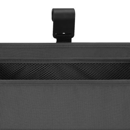 Lionelo - SIDEPOCKET 3-in-1 pinnasängyn järjestäjä, harmaa