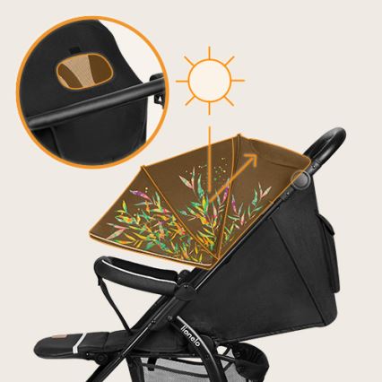 Lionelo - Sporttirattaat ANNET TOUR musta/vihreä