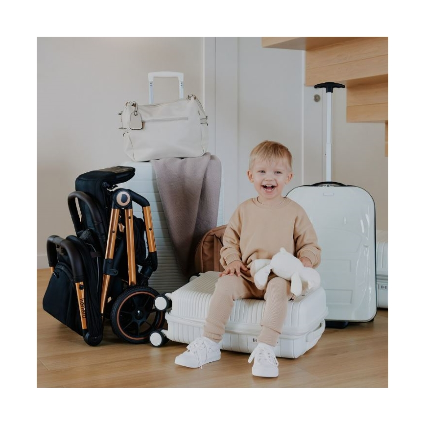 Lionelo - Sporttirattaat CLOE, musta/sininen/kultainen
